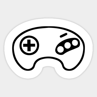 Mega Video Game Controller Retro Gaming Sticker